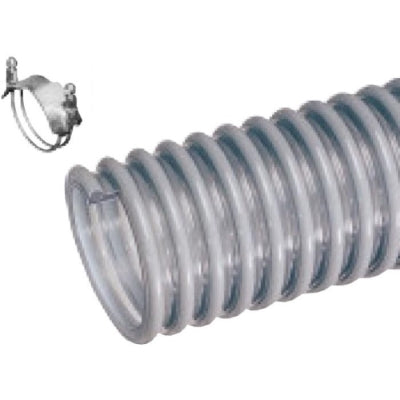 Kuriyama Tigerflex W-Series Multi-Purpose Hose, Gray/Clear