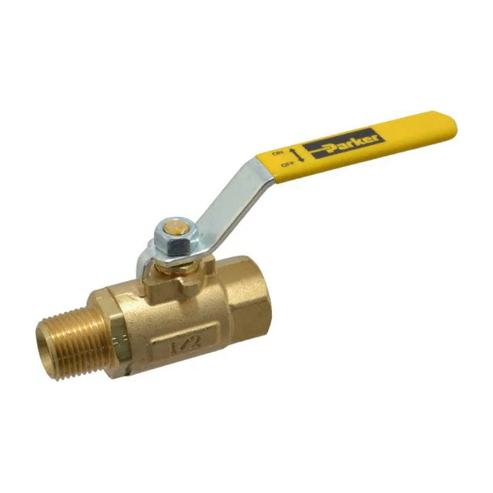 Parker 1/2" Pipe, Brass Standard Ball Valve