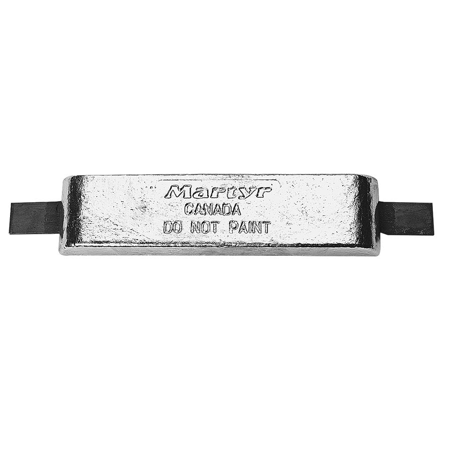 Streamlined Hull Anodes CMZ06 (Weld-on),   5"Lx2.5W"x1"H, Aluminum