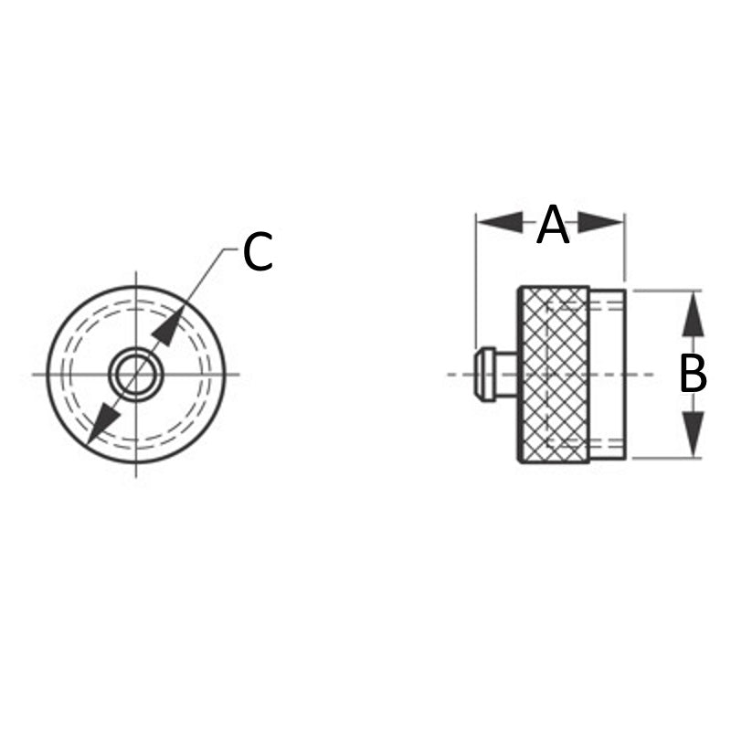 Sea-Dog UHF Cable Cap & Chain