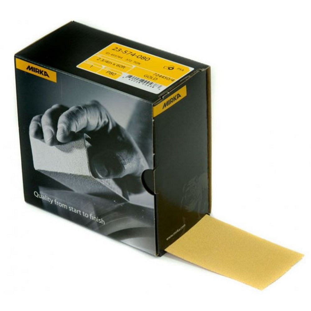 Mirka Gold 2-3/4" x 20 yard PSA Autokut Roll