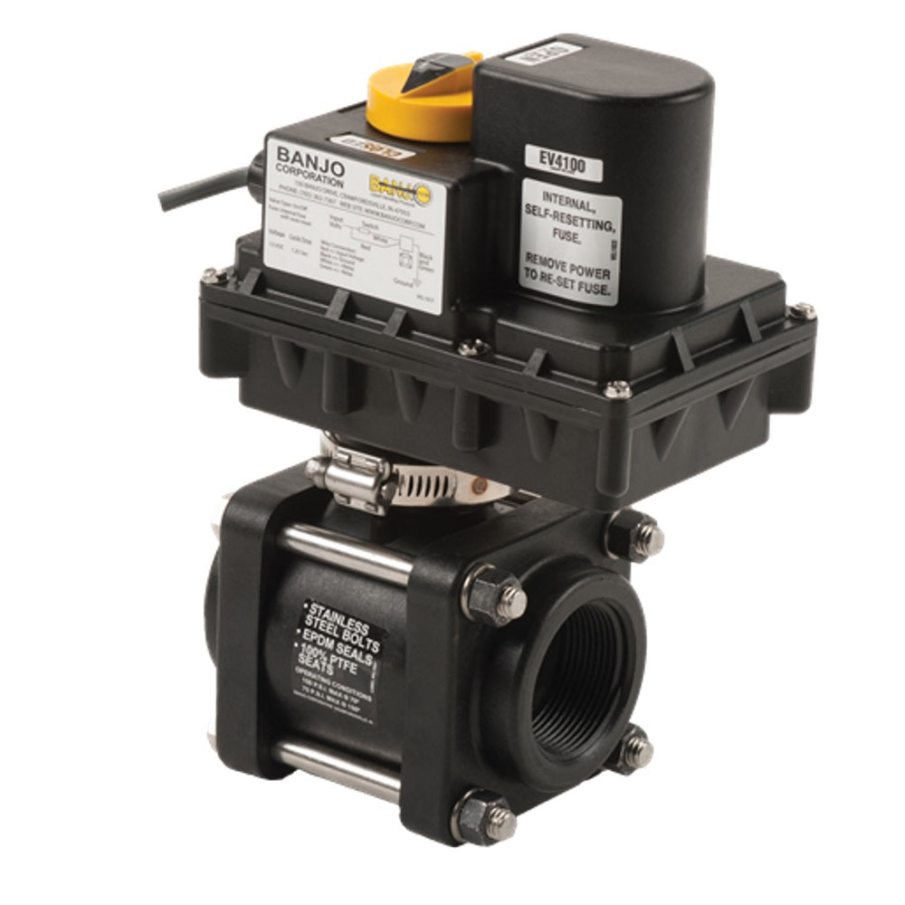 Banjo 1-1/2" On/Off Standard Electric Valves