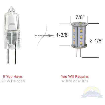 Scandvik LED Bulb G4 Tower