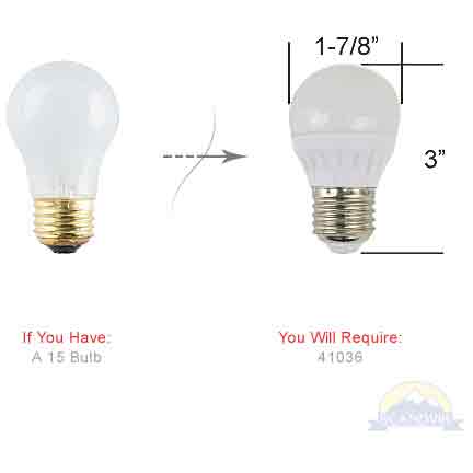 Scandvik LED A15 Style Bulb
