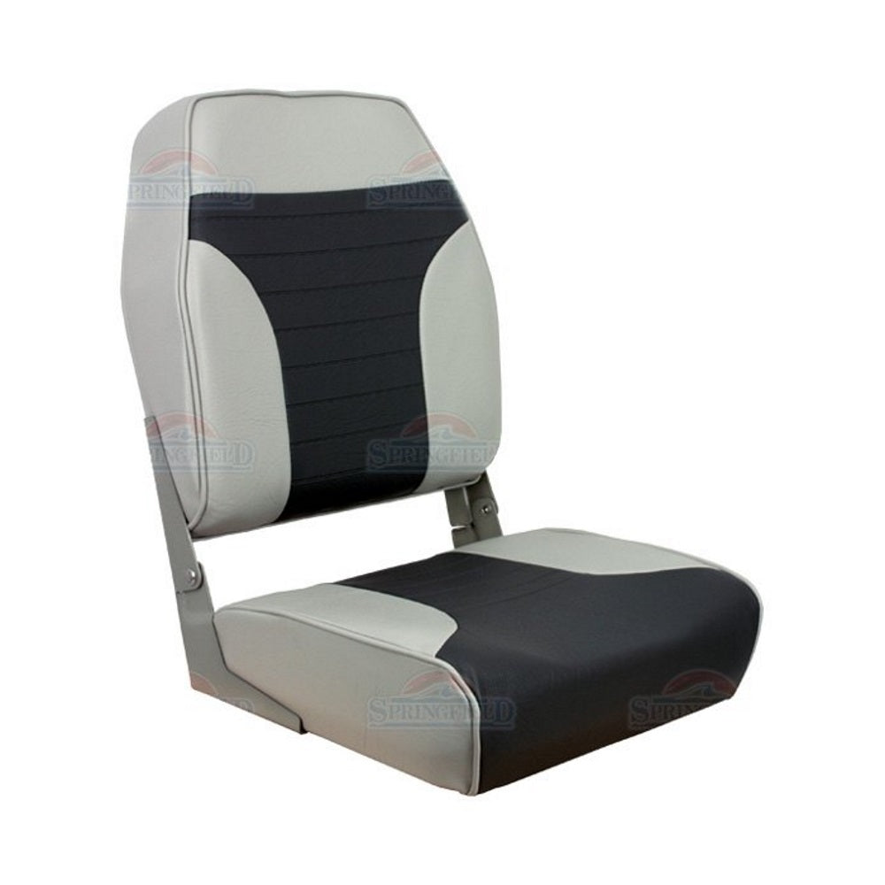 Springfield Gray/Charcoal High Back Folding Seat