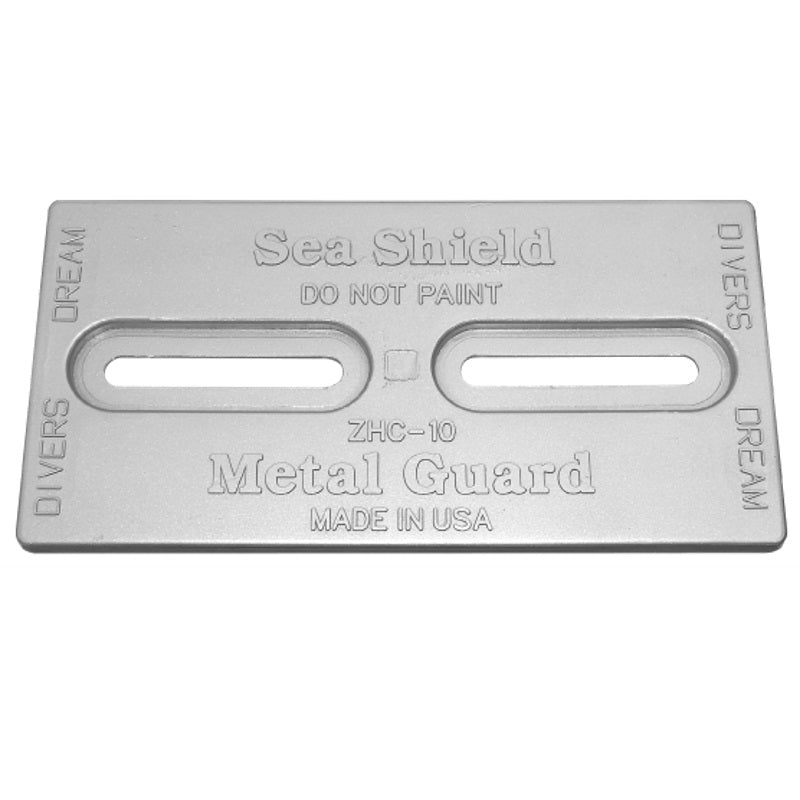 Diver's Dream Bolt on Hull Anode ZHC-10-1/2, 1/2 x 6 x 12 in., Zinc