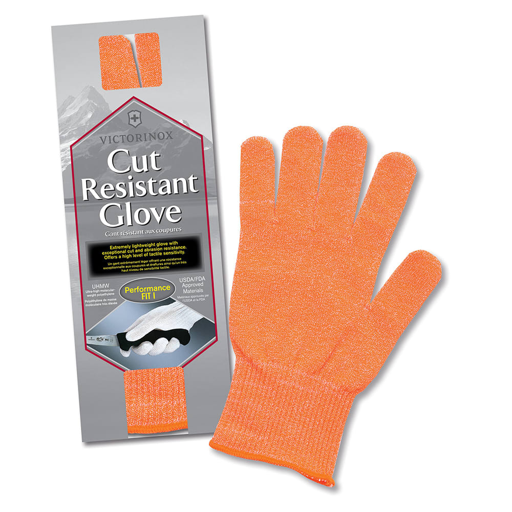 Cut Resistant Glove, Safety Orange