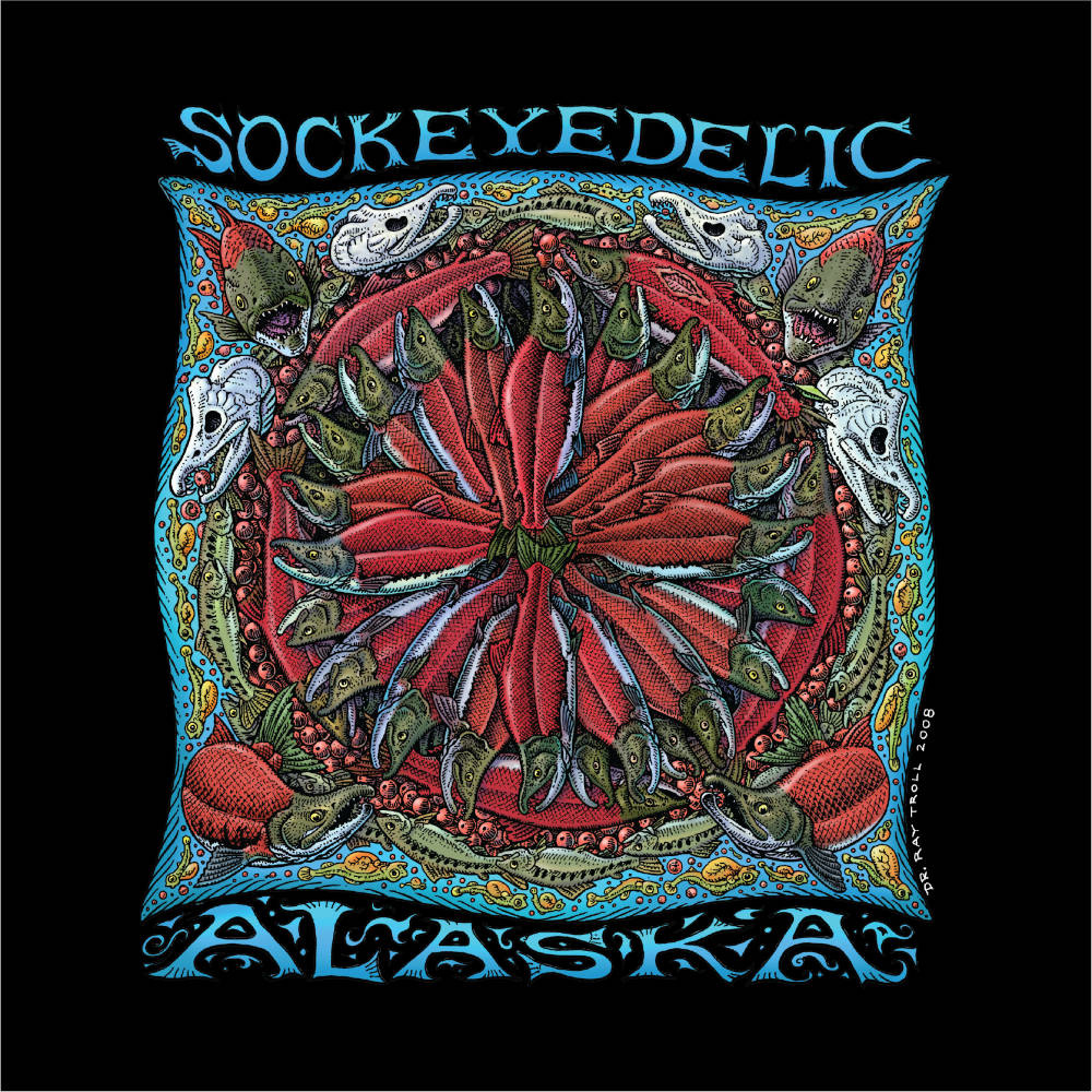 Ray Troll Sockeyedelic T-shirt