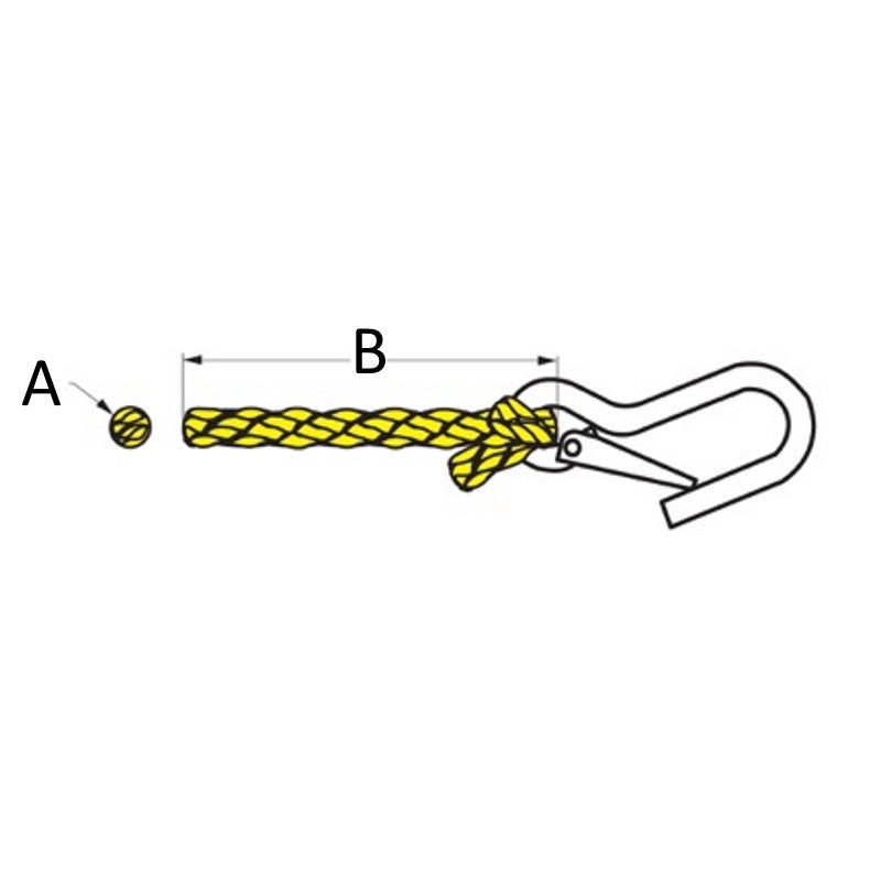 Sea-Dog Anchor Line With Snap
