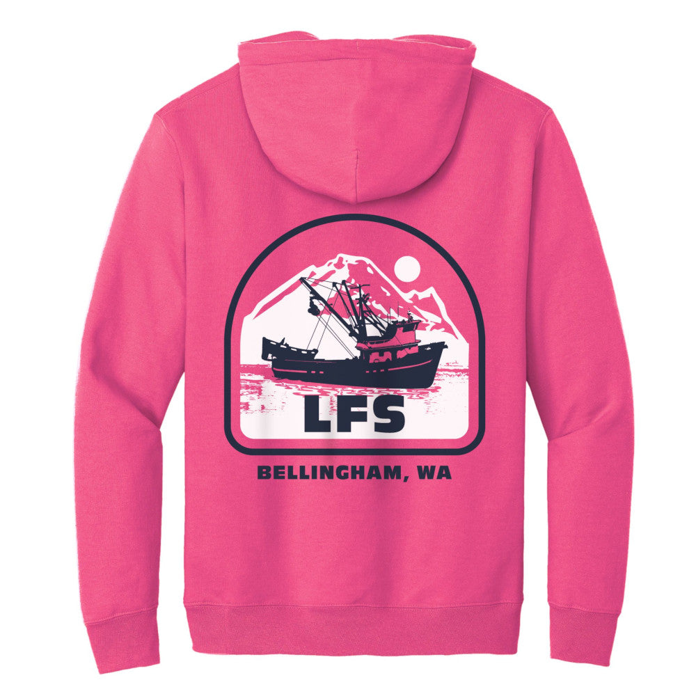 LFS, Bellingham Boat & Mountain Logo Sweatshirt, Long Sleeve, Pullover