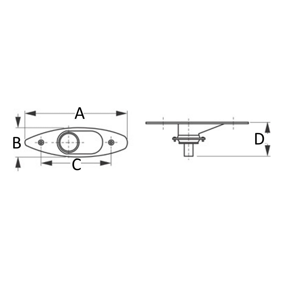 Sea-Dog Stainless Steel Flush Mount Side Lights