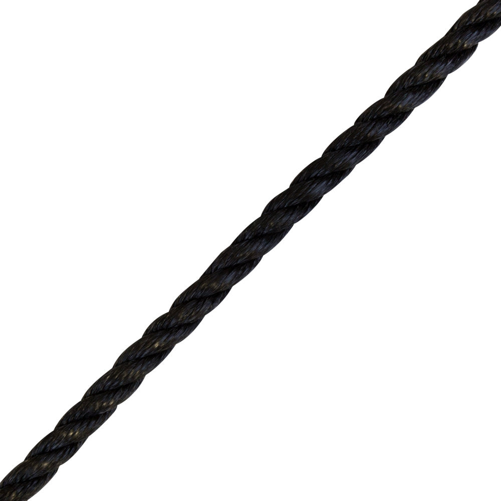 Everson Pro, Perma Black Twisted Rope, Medium Soft, 7/16"