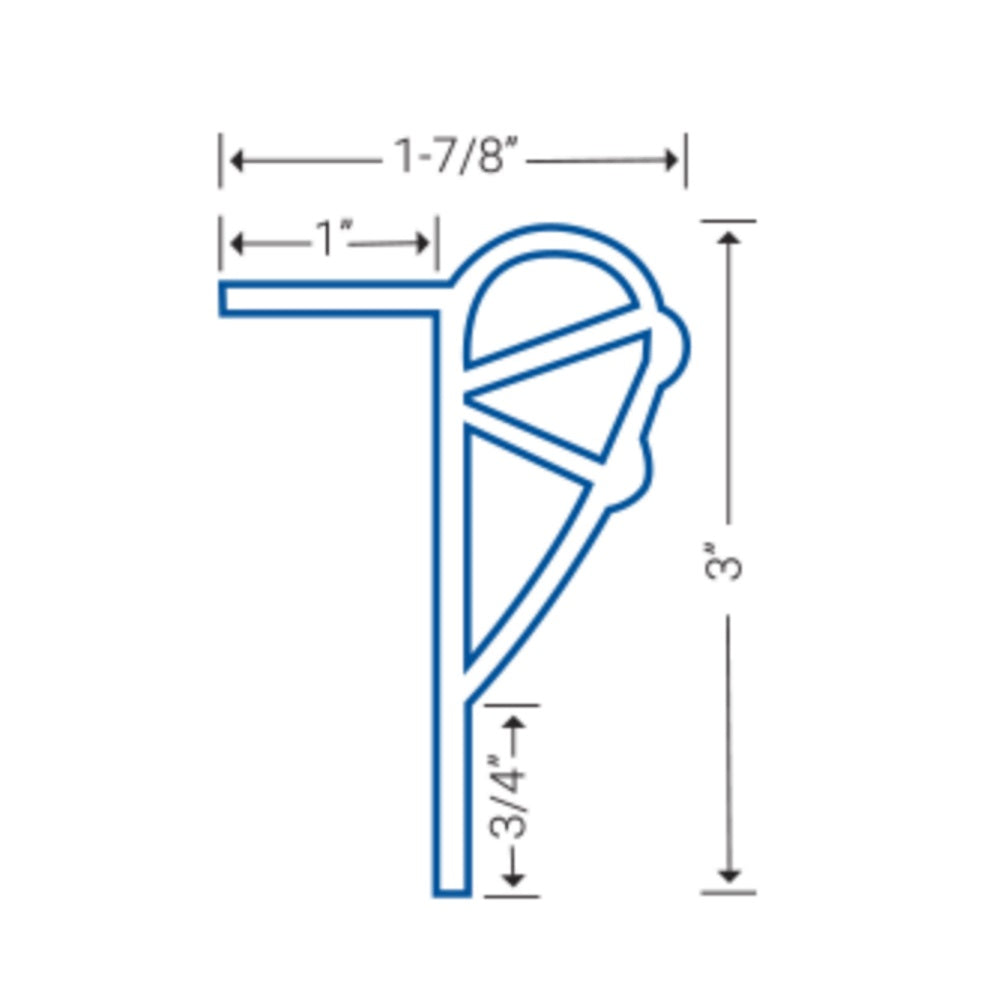 Polyform Dock Molding, 10ft
