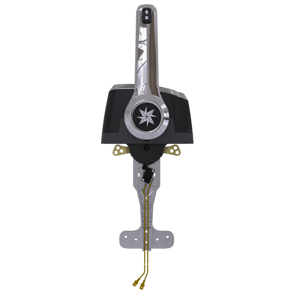 SeaStar Solutions Xtreme Single Lever, Dual-Function Top Mount Control, Chrome with Neutral Interlock
