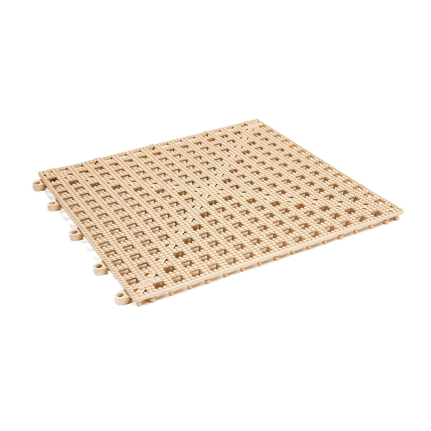 Dri-Dek Floor Tile Panels, 12" Square, 9/16" Thick