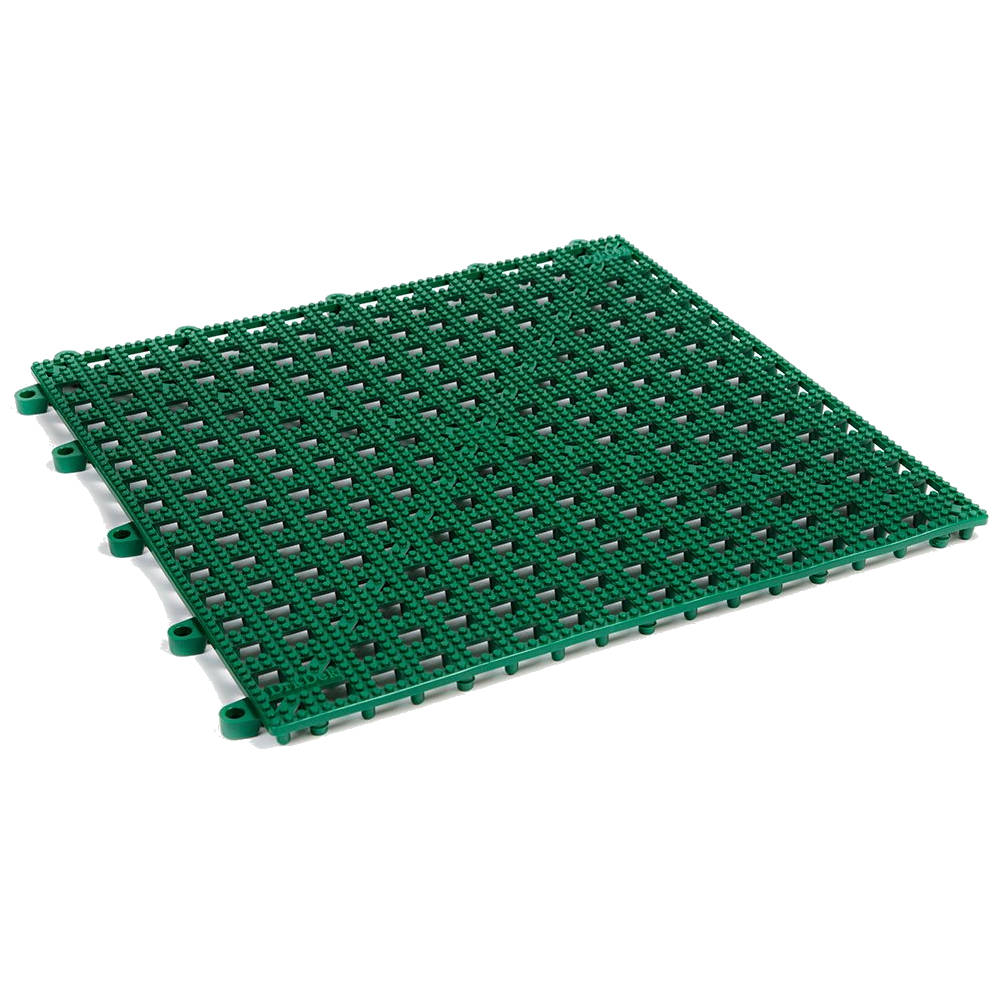 Dri-Dek Floor Tile Panels, 12" Square, 9/16" Thick