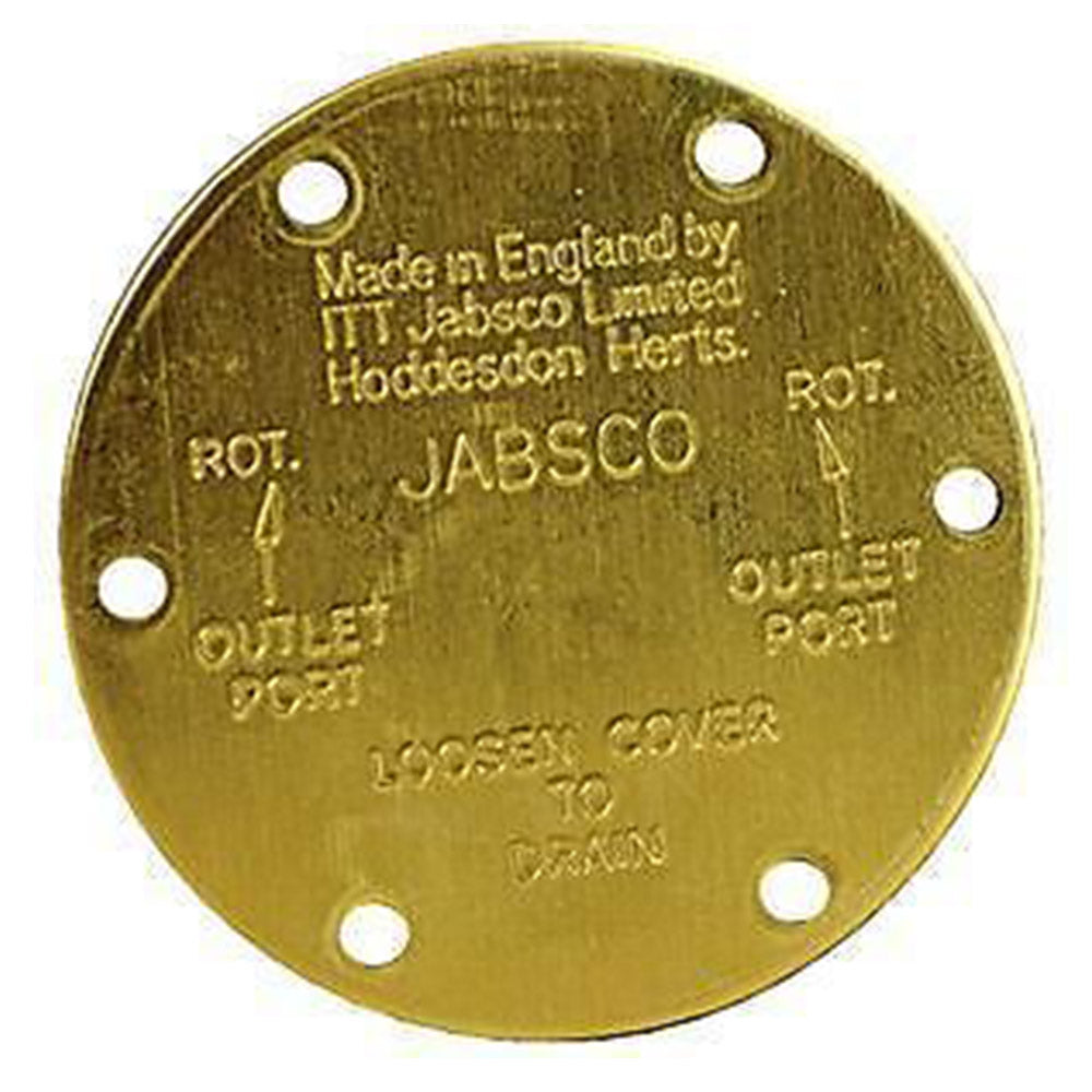 Jabsco, End Cover, Pump Replacement Parts, 11836-0000