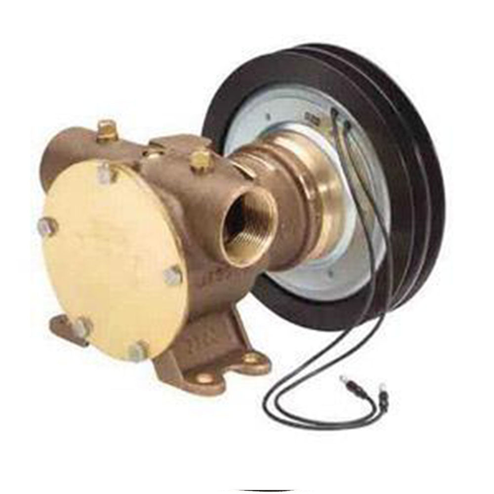 Jabsco, Self-Prime Magnetic Clutch Impeller Pump, 1-1/4", 2 Belt, 12 volt, 11870-0005