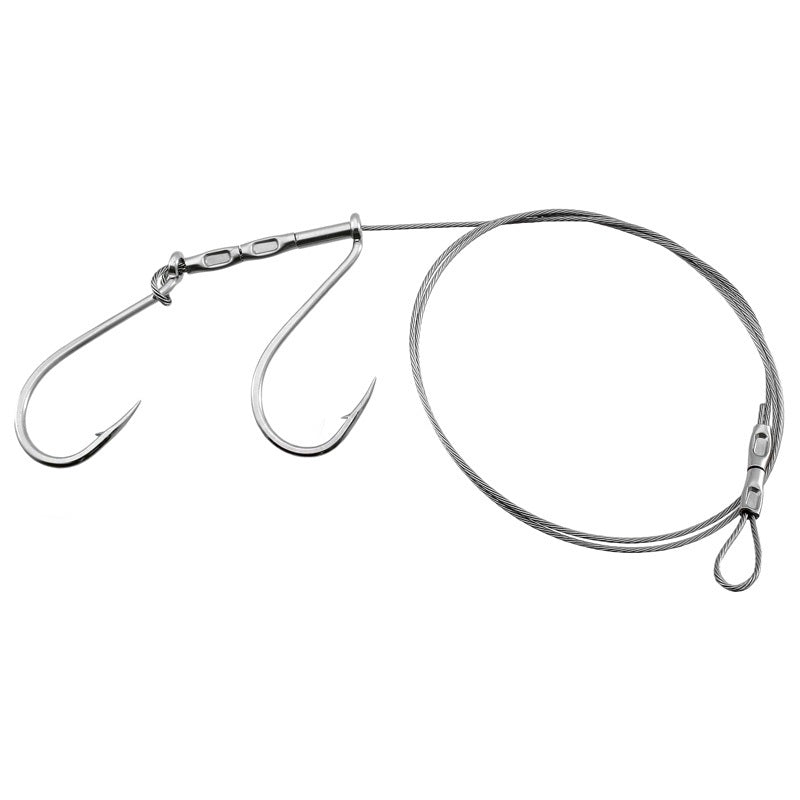 Zak Tackle Halibut Leader 200# Wire, 8/0 - 9/0 Hooks