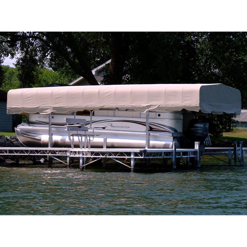 Covertuff Canopies for Pier Pleasure Boat Lifts