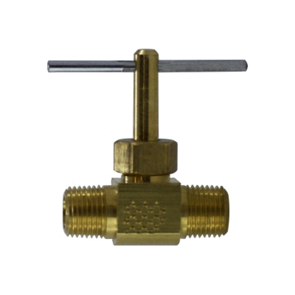 Midland Metals Male Pipe to Male Pipe Needle Valve