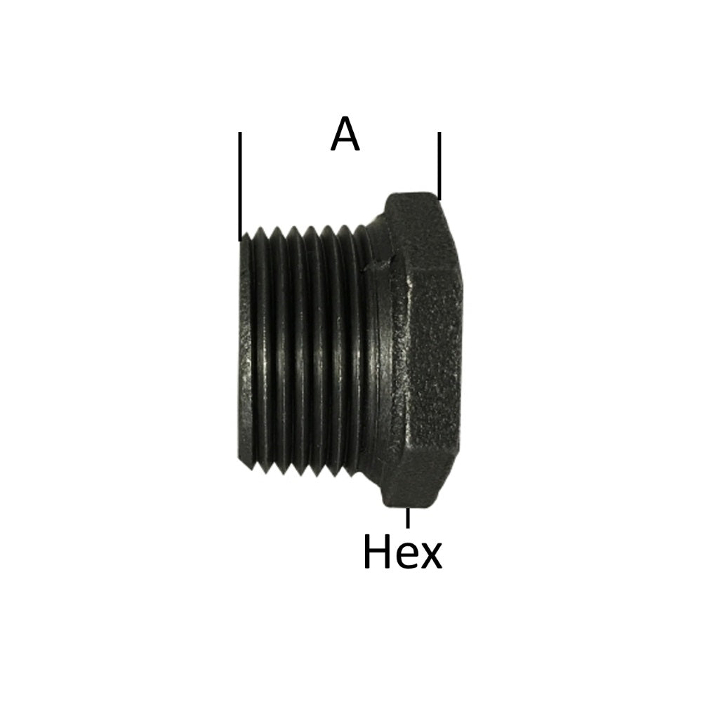 Midland Metals Hex Bushing Fittings