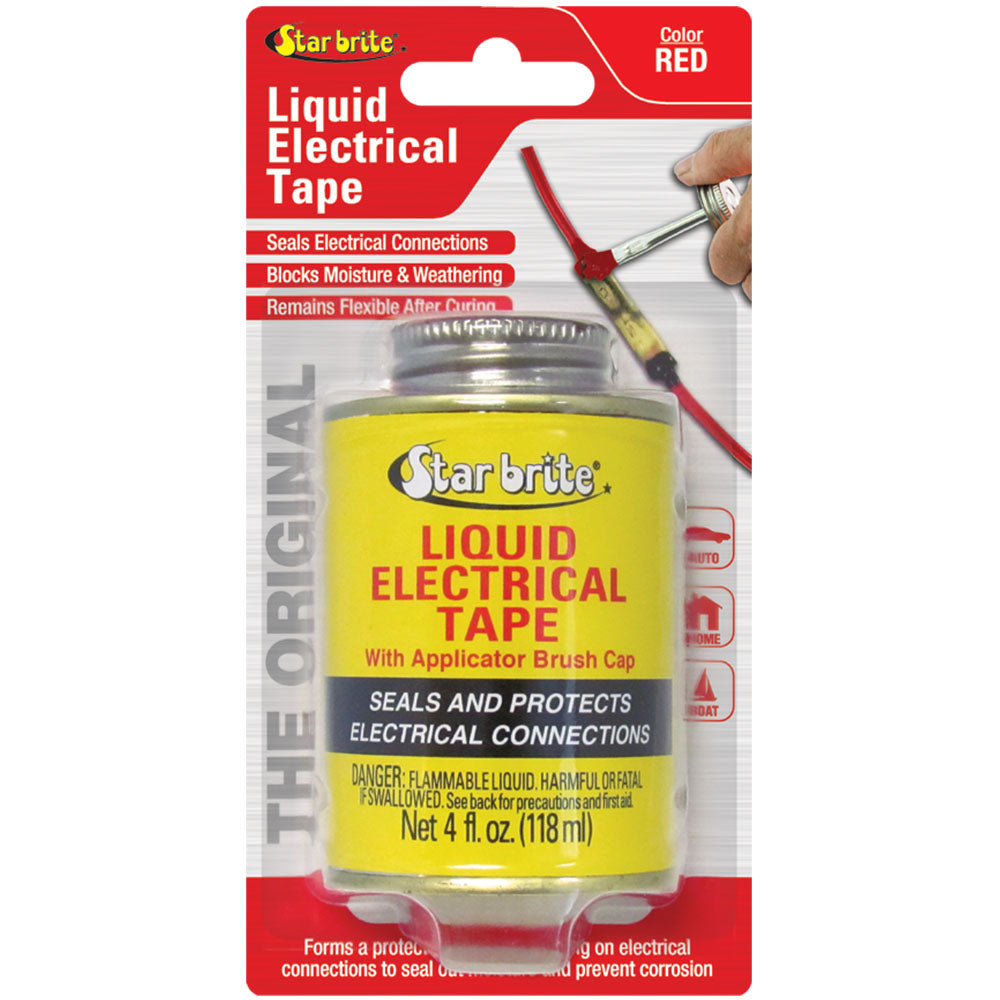 Star Brite Liquid Electric Tape, Red, 4 Fl Oz