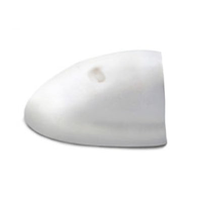 End Cap for Radial 40 / BINO 40 Rub Rail, PVC, White