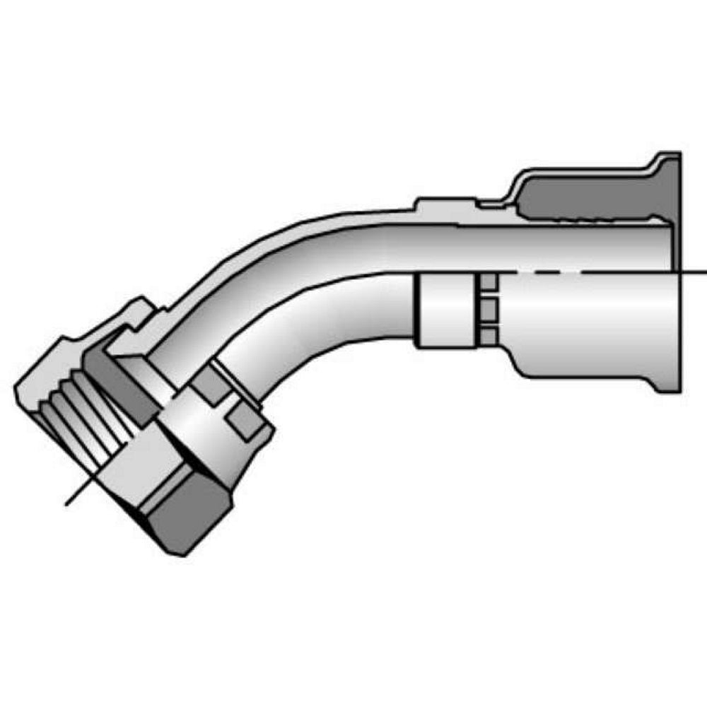 Parker 13726 Crimp Style Hydraulic Hose Fitting