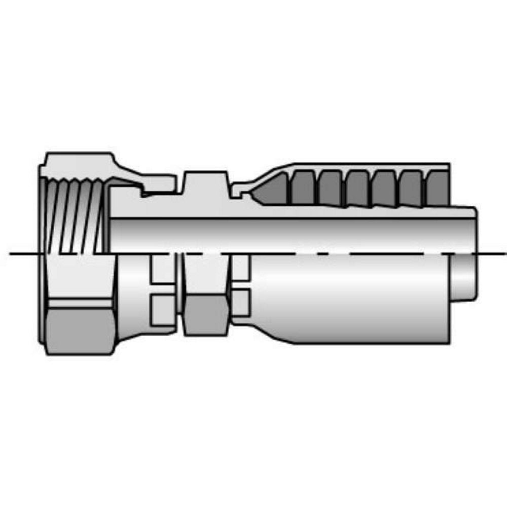 Parker 43 Series Crimp Style Hydraulic Hose Fitting