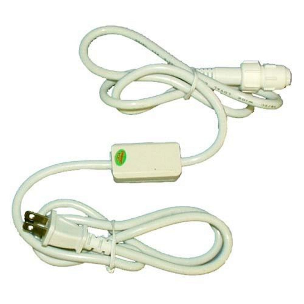 Connector Kit for 3/8" 12VAC LED Rope Light when using Transformer (Connector, Rectifier & 6' Cord)