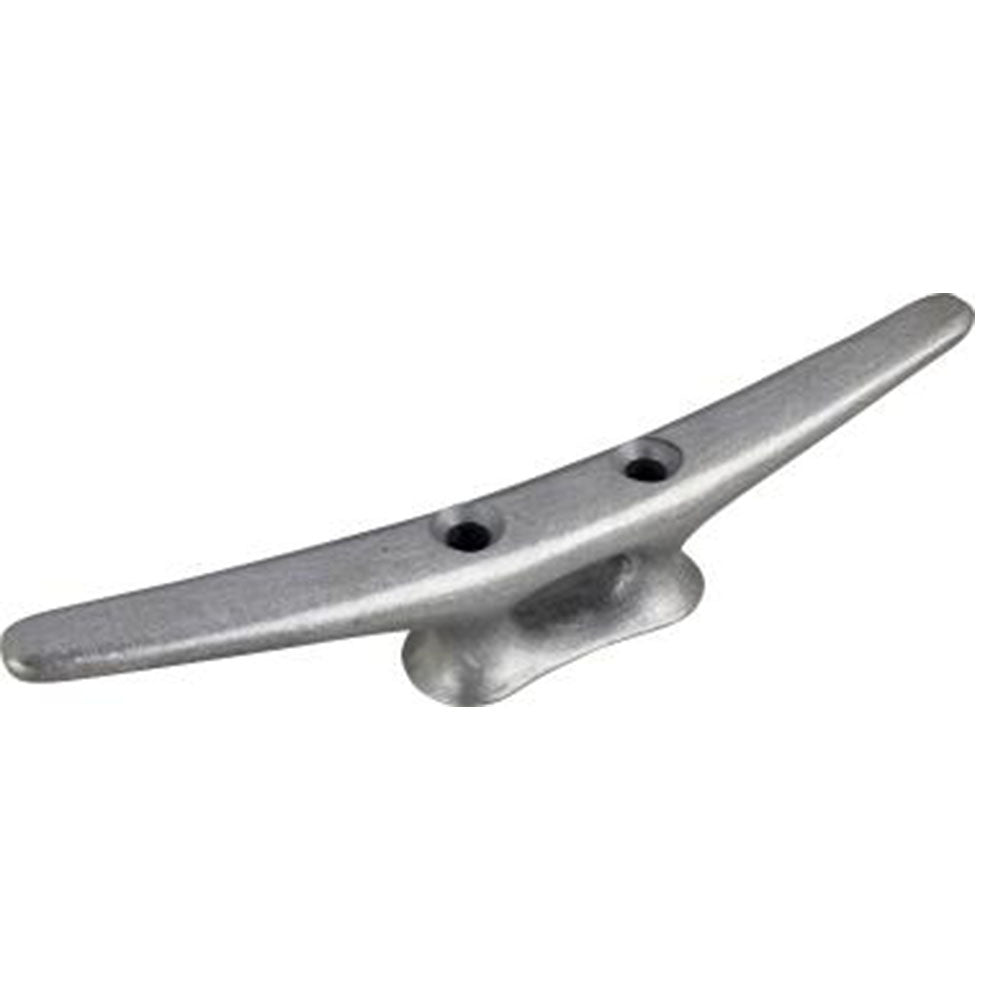 Sea-Dog Open Base 8" Aluminum Cleat, Countersunk for Flat Head Fastener, carded