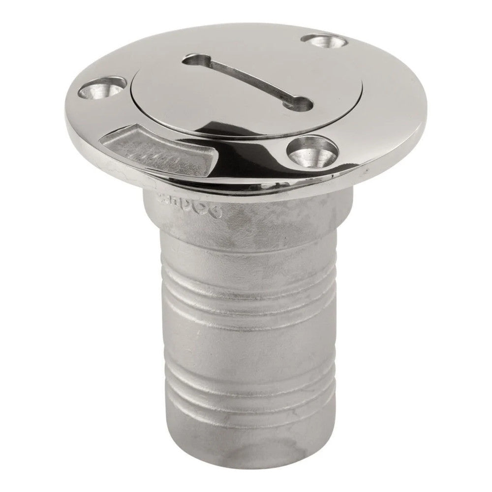 Sea-Dog, Hose Deck Fill, 316 Stainless, 1-1/2" Hose, Waste