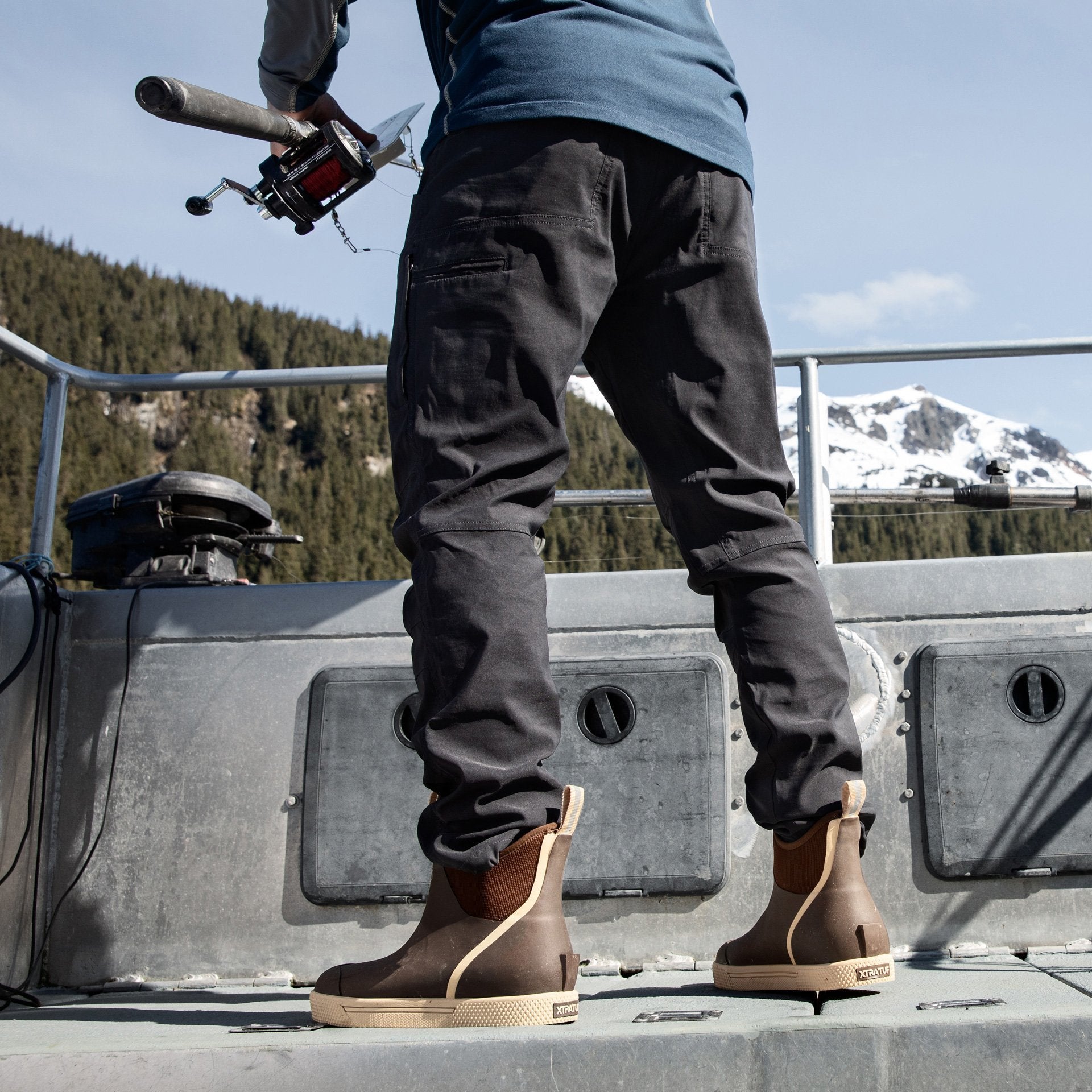 Open Box -Xtratuf Men's Wheelhouse 6" Ankle Deck Boot