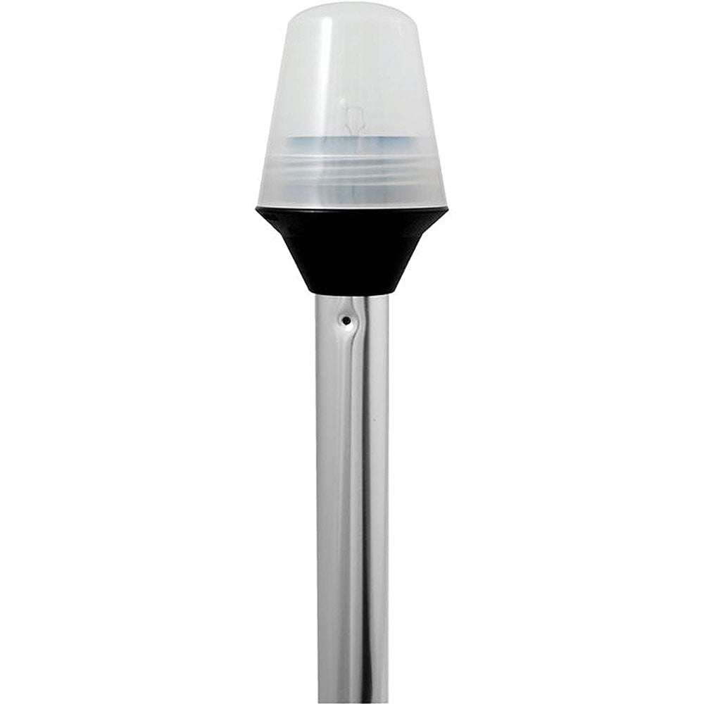 Attwood Frosted Globe All-Round Light, 2-Pin Standard Pole 24"