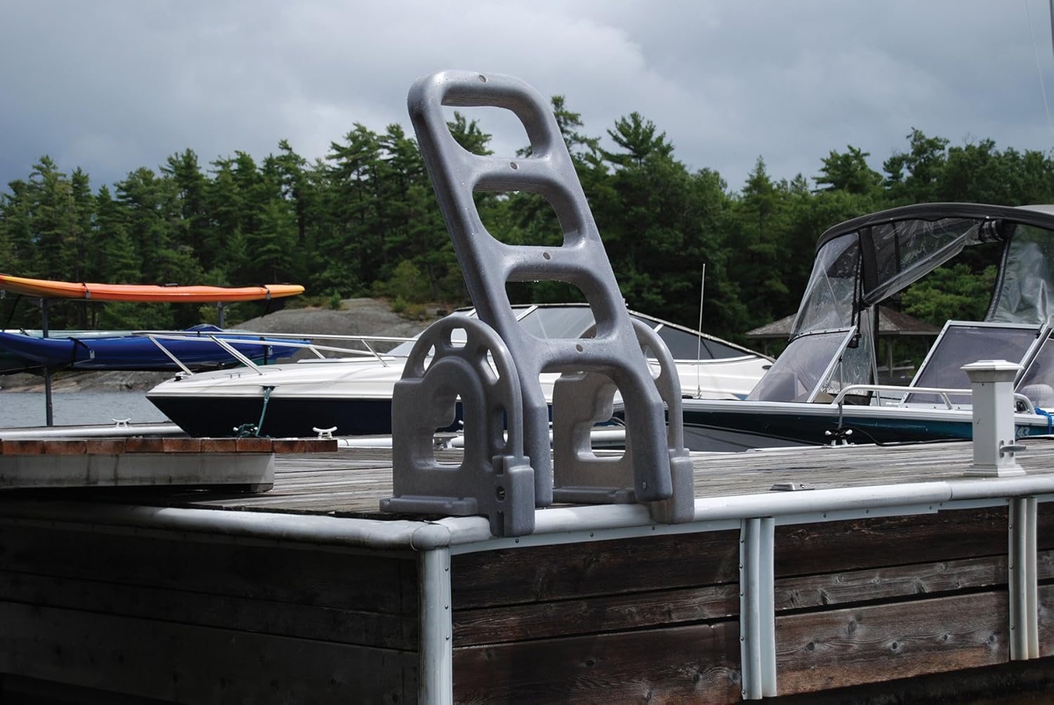 Dock Edge 2084F Stand Off Roto Dock Ladder 4 Step