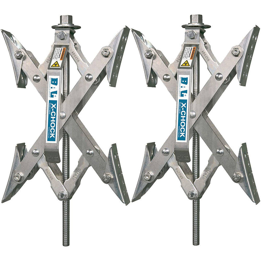 Bal Products 28012 X-Chock Tire Locking Chock for RV Trailers - Pair