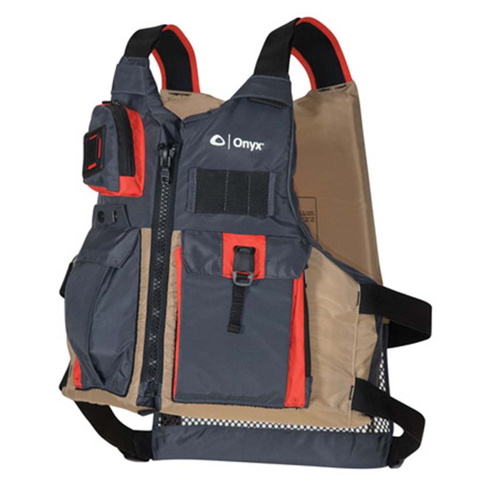 Kayak Fishing Vest, Tan