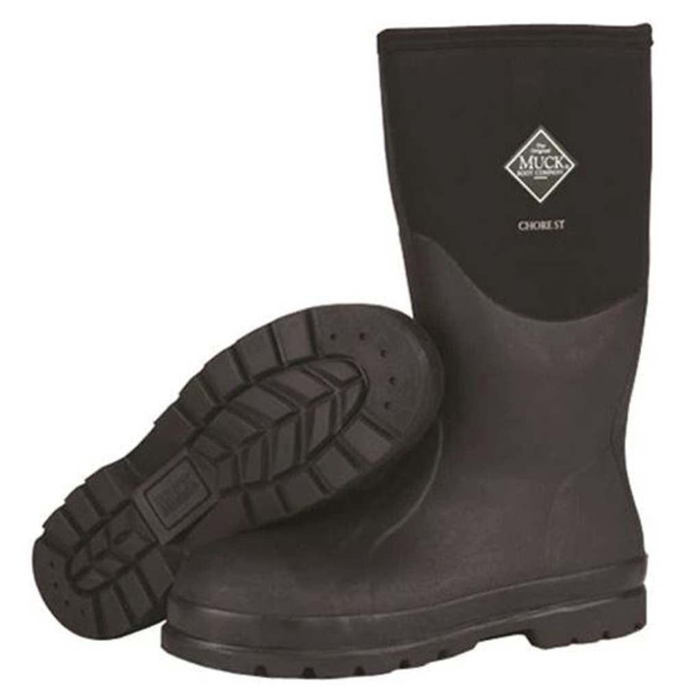 Open Box Muck Boot Men's Chore Steel Toe Black 7