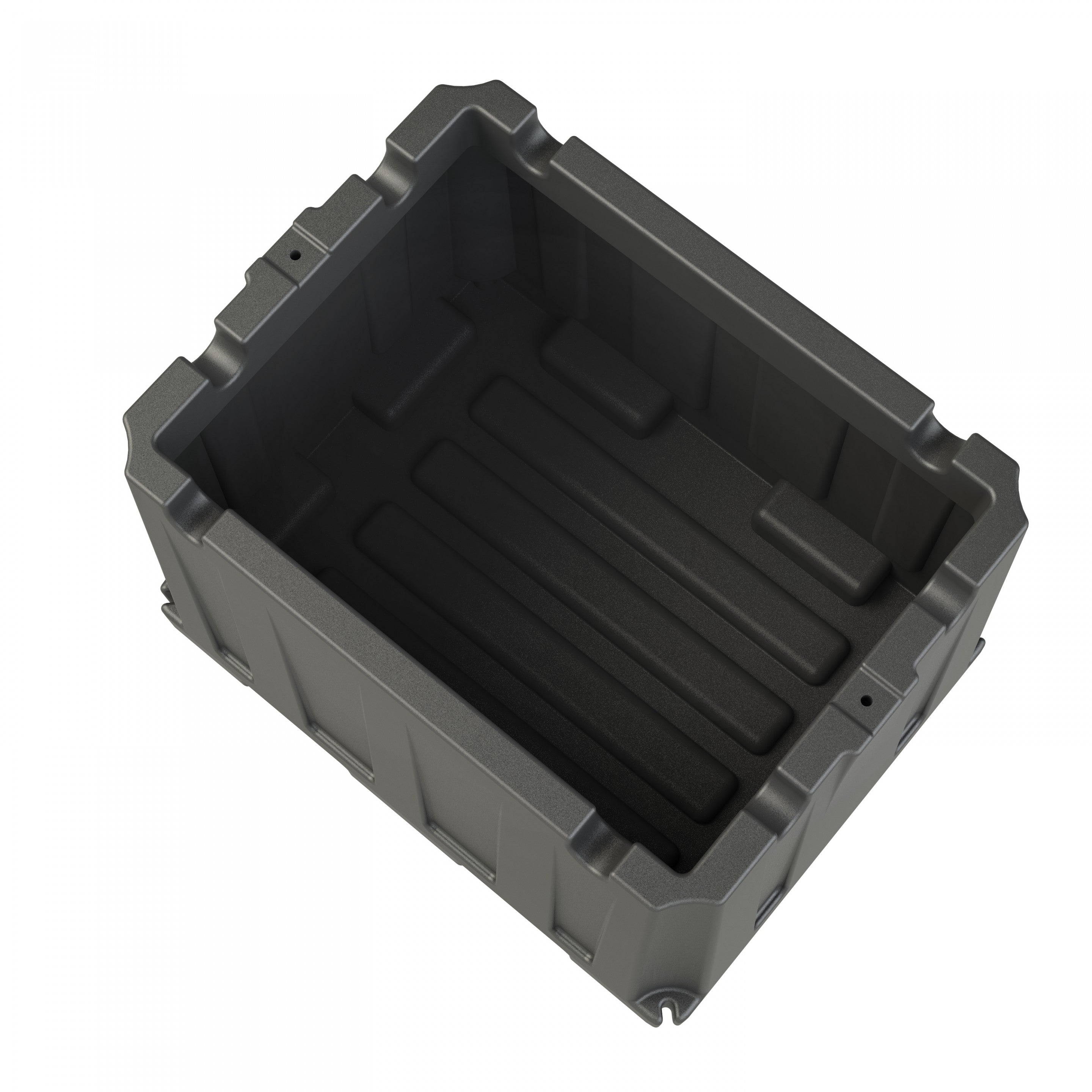 Dual 6V Commercial Grade Battery Box, Internal Dims: 14.6 (L) x 10.5 (W) x 11.5 (H) in.