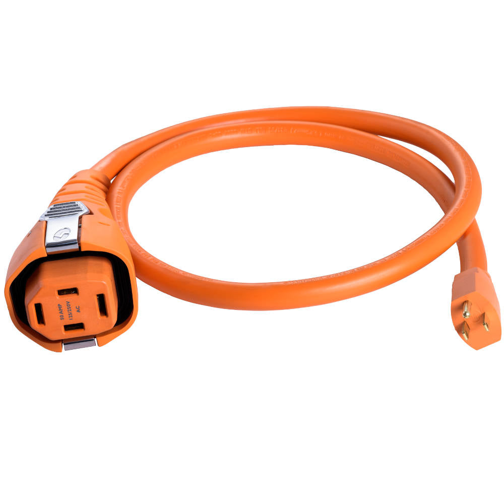 SmartPlug Pigtail, 50A SmartPlug Female/15A STD Wall Plug Male, 4'