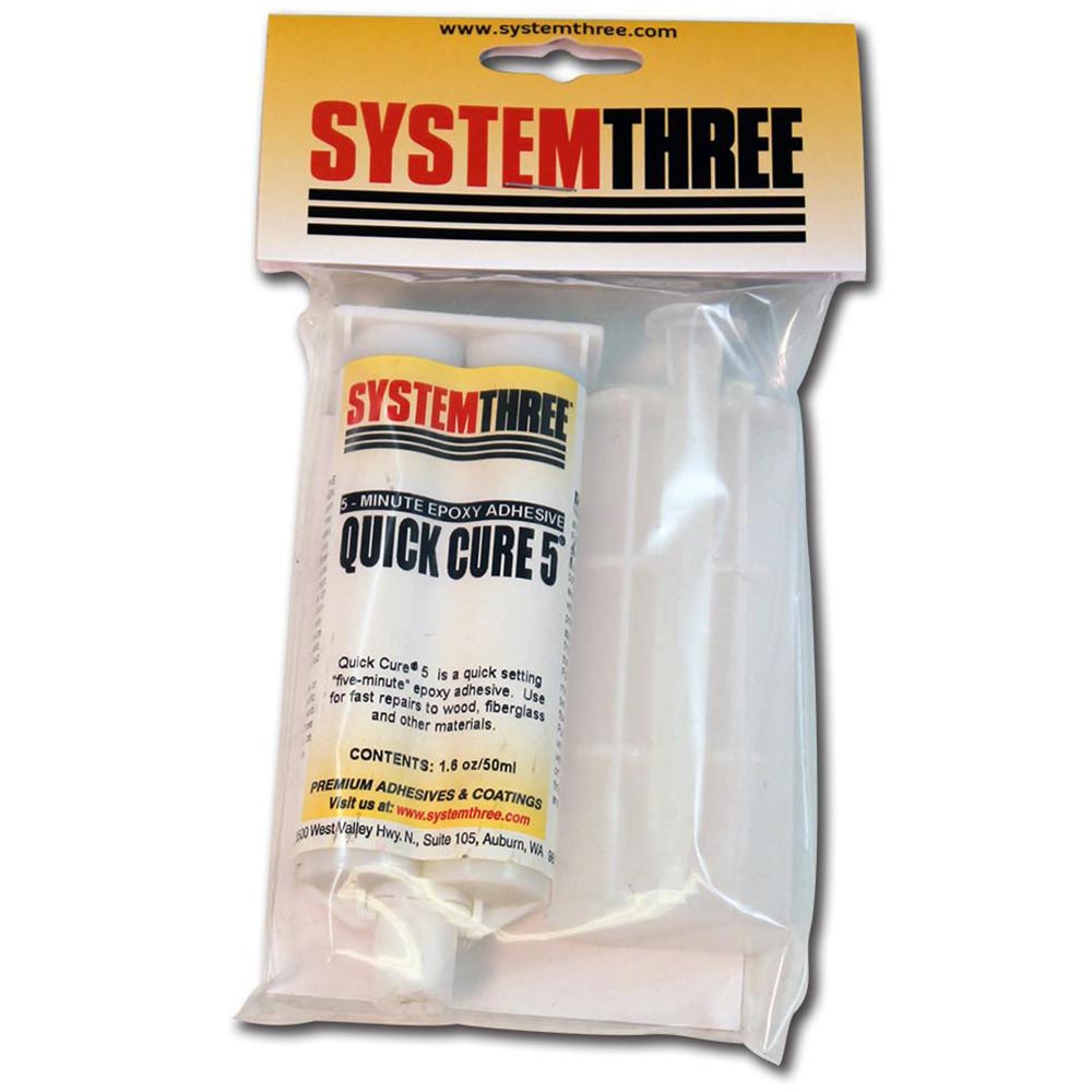 System Three Quick Cure-5, 50ml Cartridge
