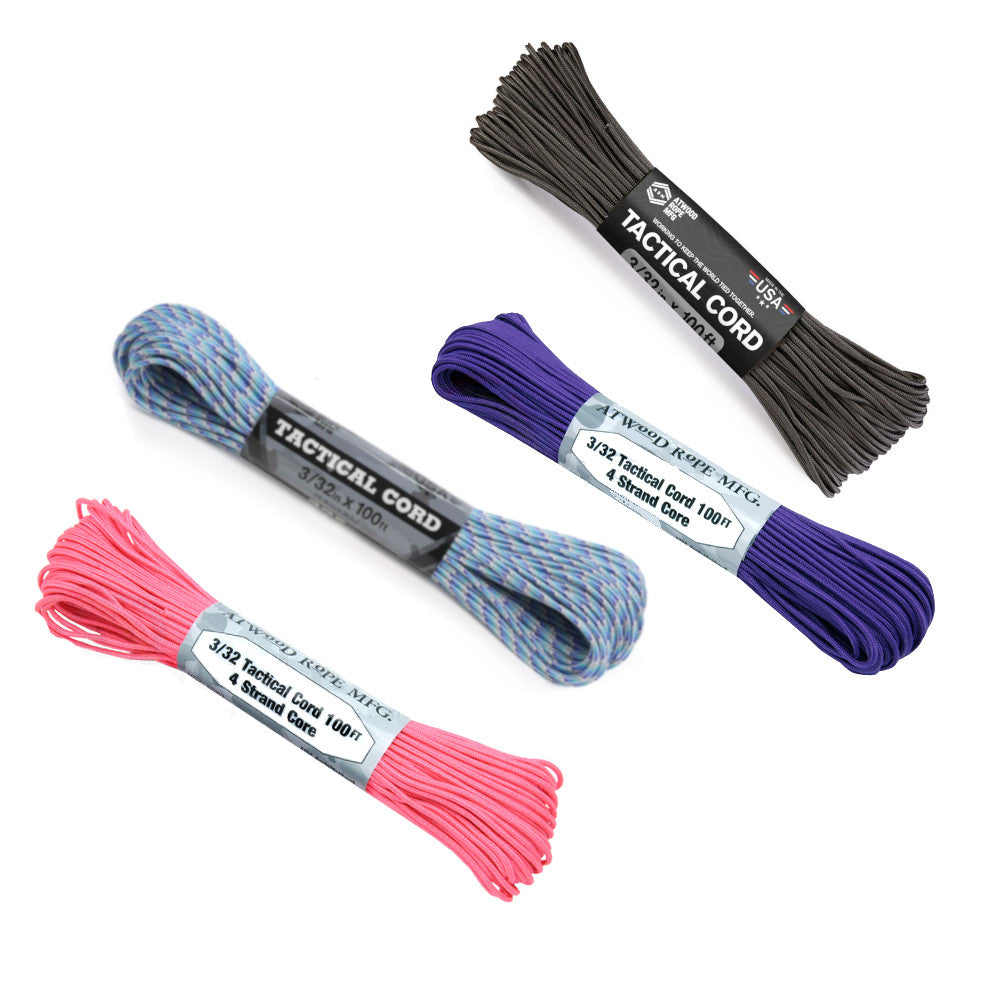 Atwood Rope MFG, 275 Cord, 3/32 Tactical Cord, Random Color