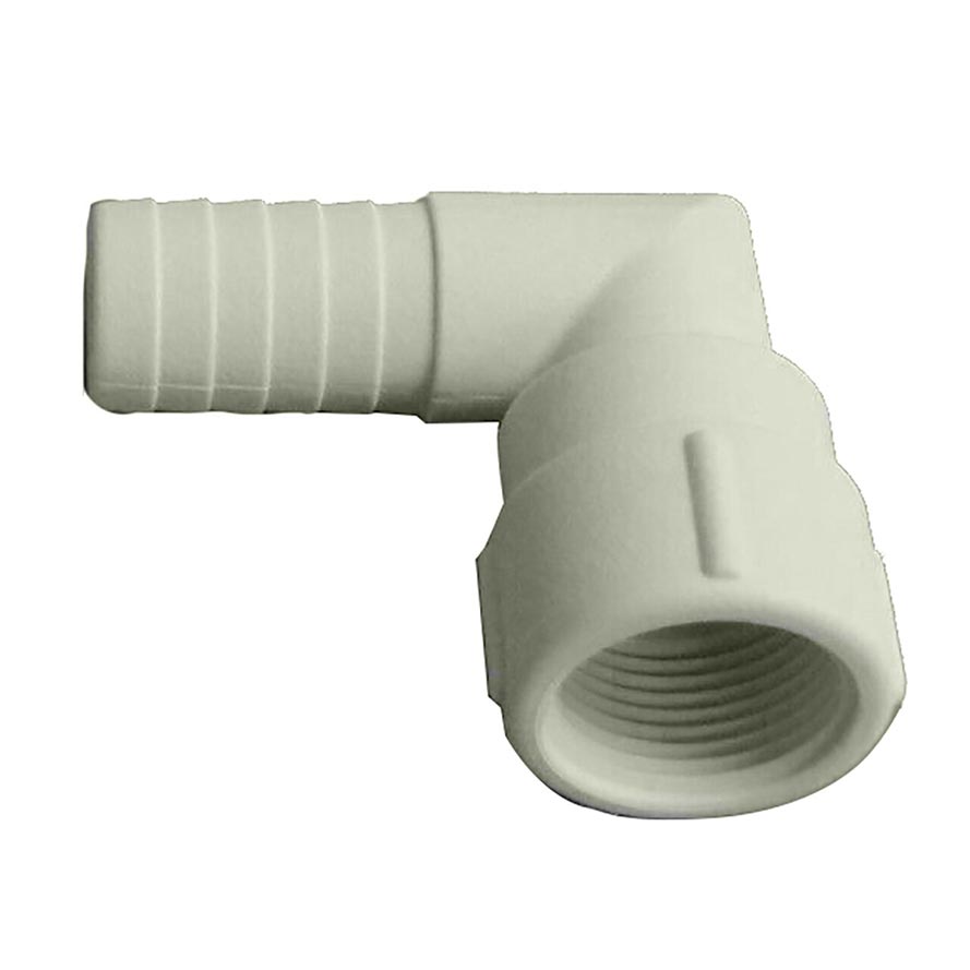 Port Fitting -  3/4" 90° Hose Barb, 1201R