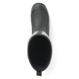 Muck Women's Hale Tall Boot, Black w/ Fuzzy Herringbone