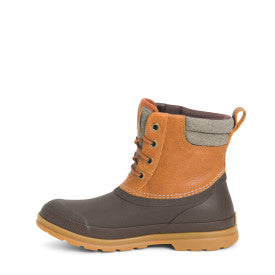 Muck Womens Originals Duck Lace Boot, Tan / Dark Brown