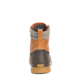 Muck Womens Originals Duck Lace Boot, Tan / Dark Brown