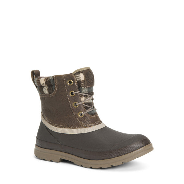 Muck Womens Originals Duck Lace Boot, Walnut Brown