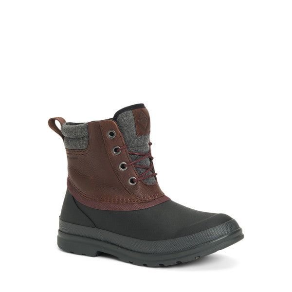 Muck Womens Originals Duck Lace Boot, Brown / Black