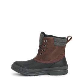 Muck Womens Originals Duck Lace Boot, Brown / Black